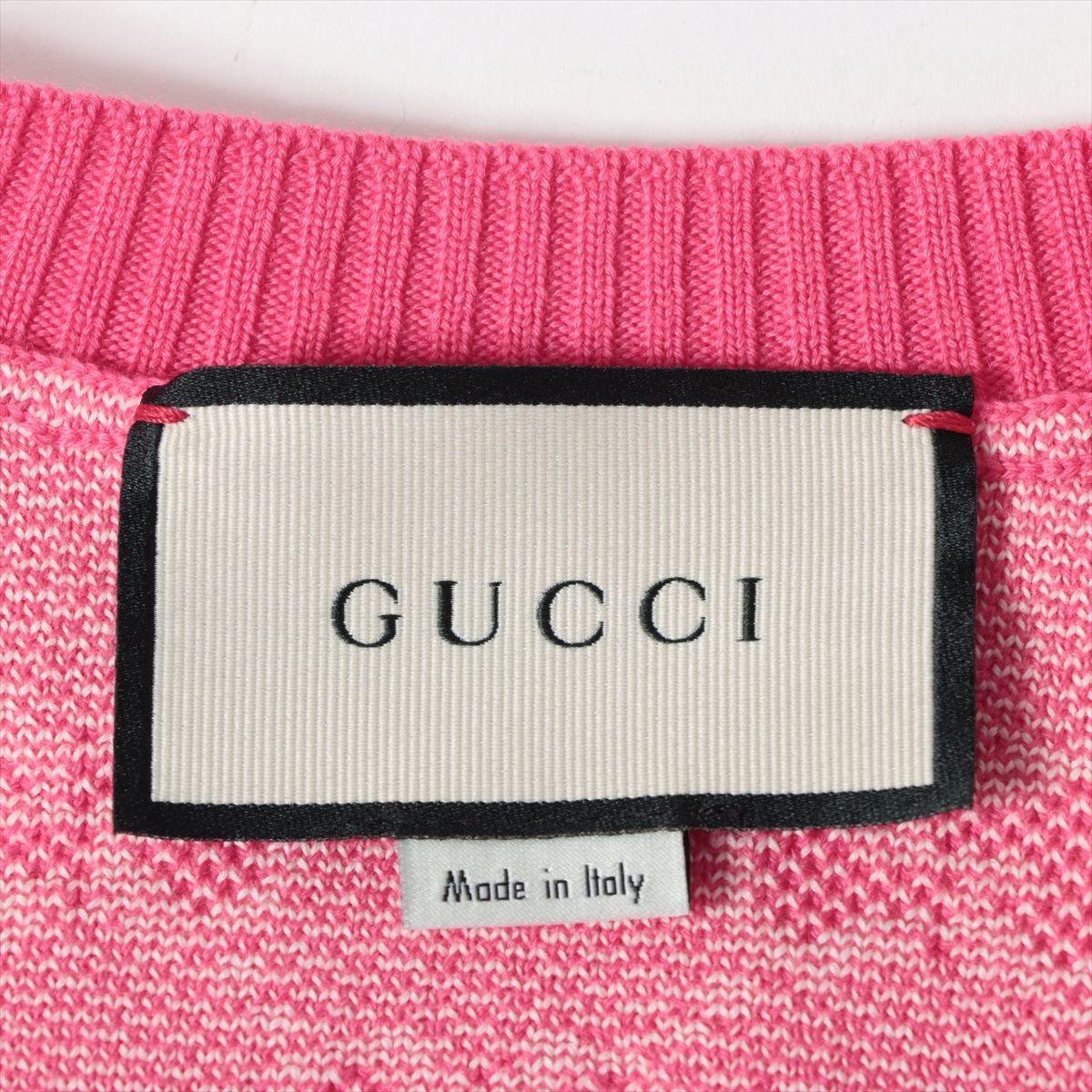 Gucci GG Cotton & Wool Cardigan S Ladies' Pink  629452