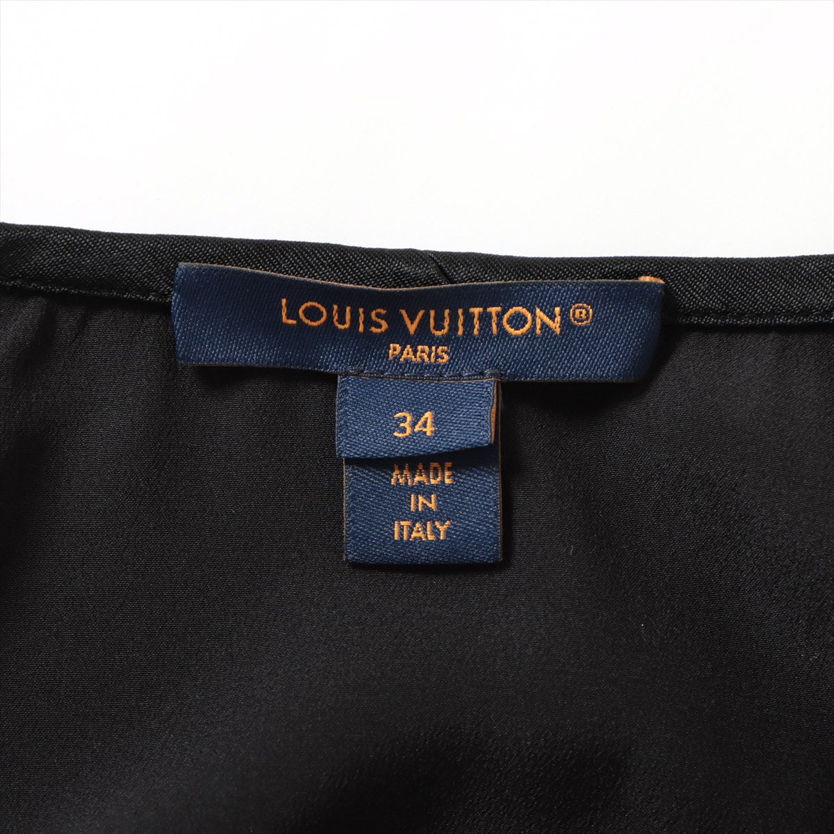 Louis Vuitton 24SS Rayon × Silk Dress 34 Ladies' Black  RW241WW ruffles