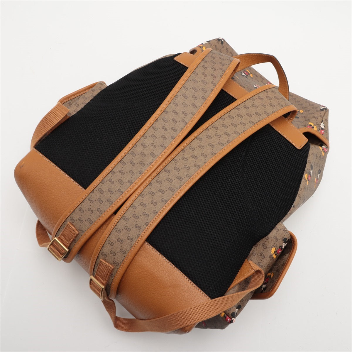 Gucci x Disney Mini GG Supreme PVC & leather Backpack Brown 603898
