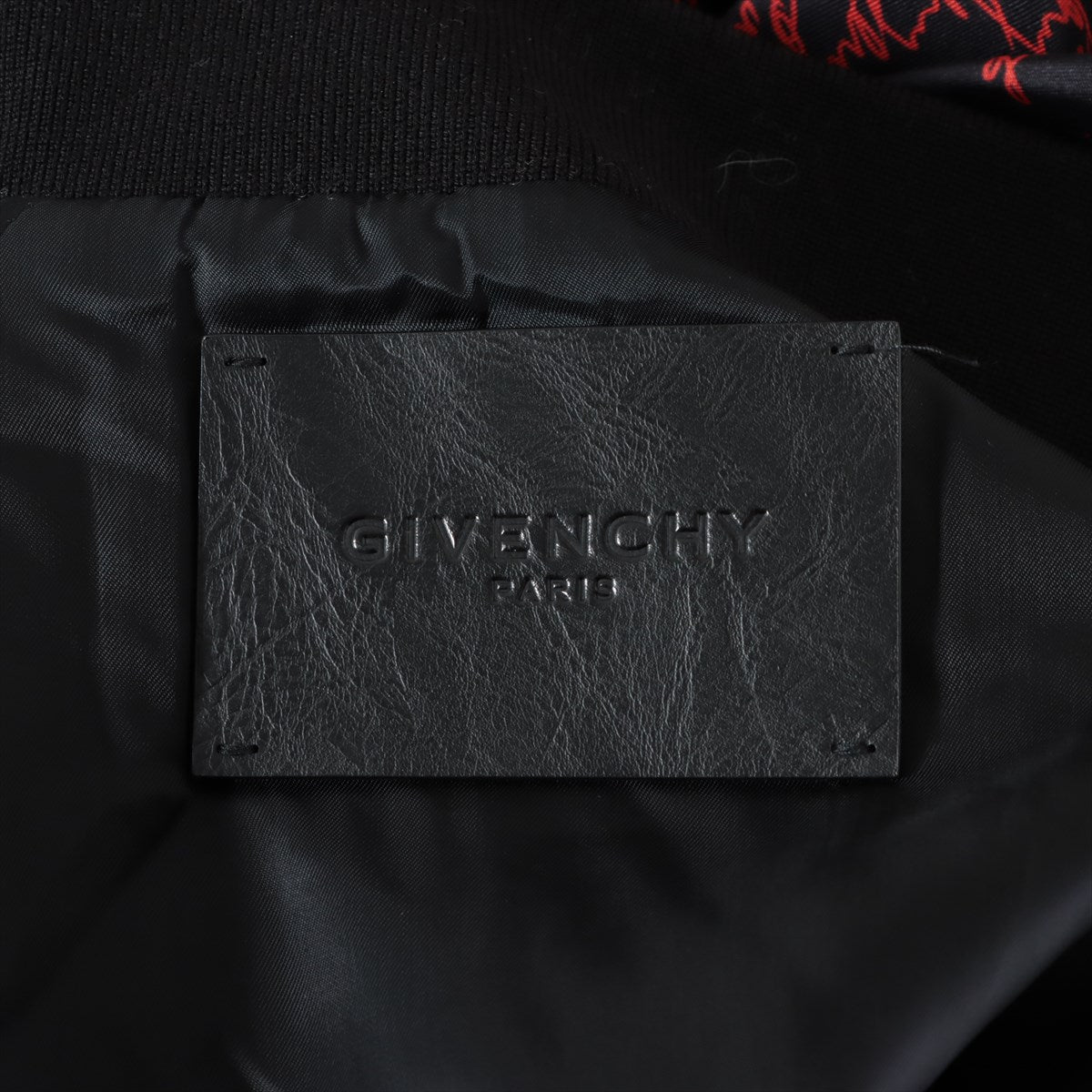 Givenchy Cotton & silk Jacket 46 Men's Black x red  BM005E10YT