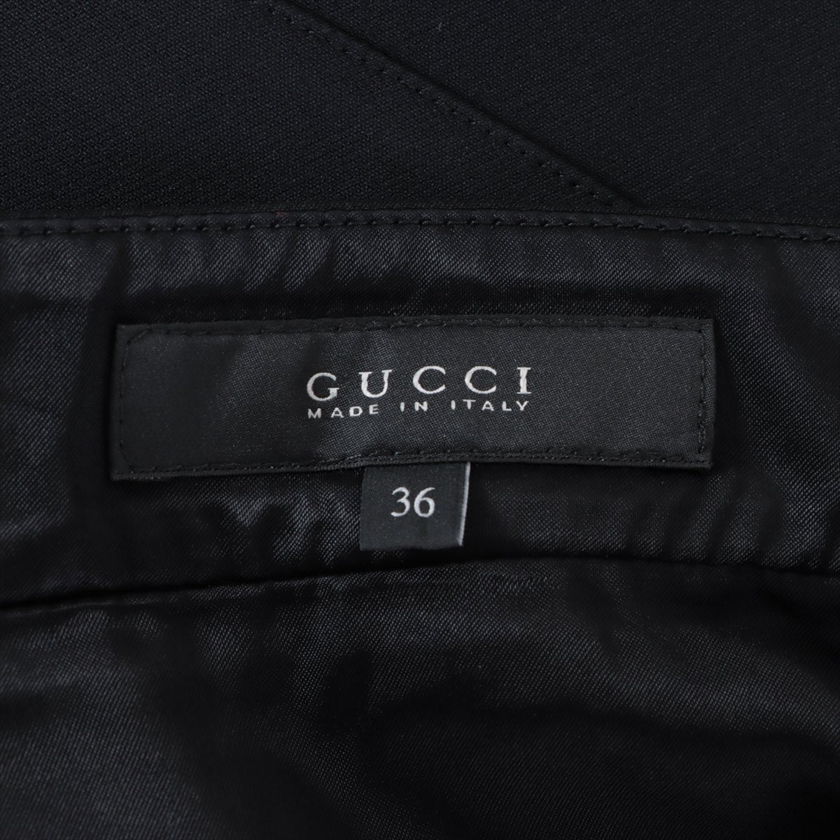 Gucci Wool & silk Skirt 36 Ladies' Black