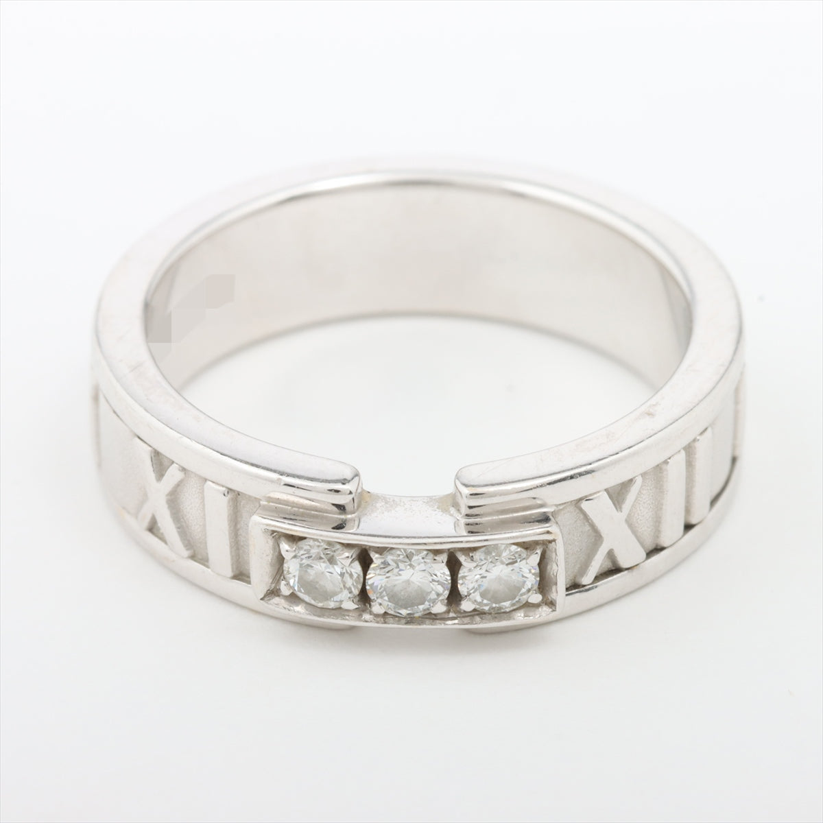 Tiffany Atlas 3P diamond rings 750(WG) 7.7g