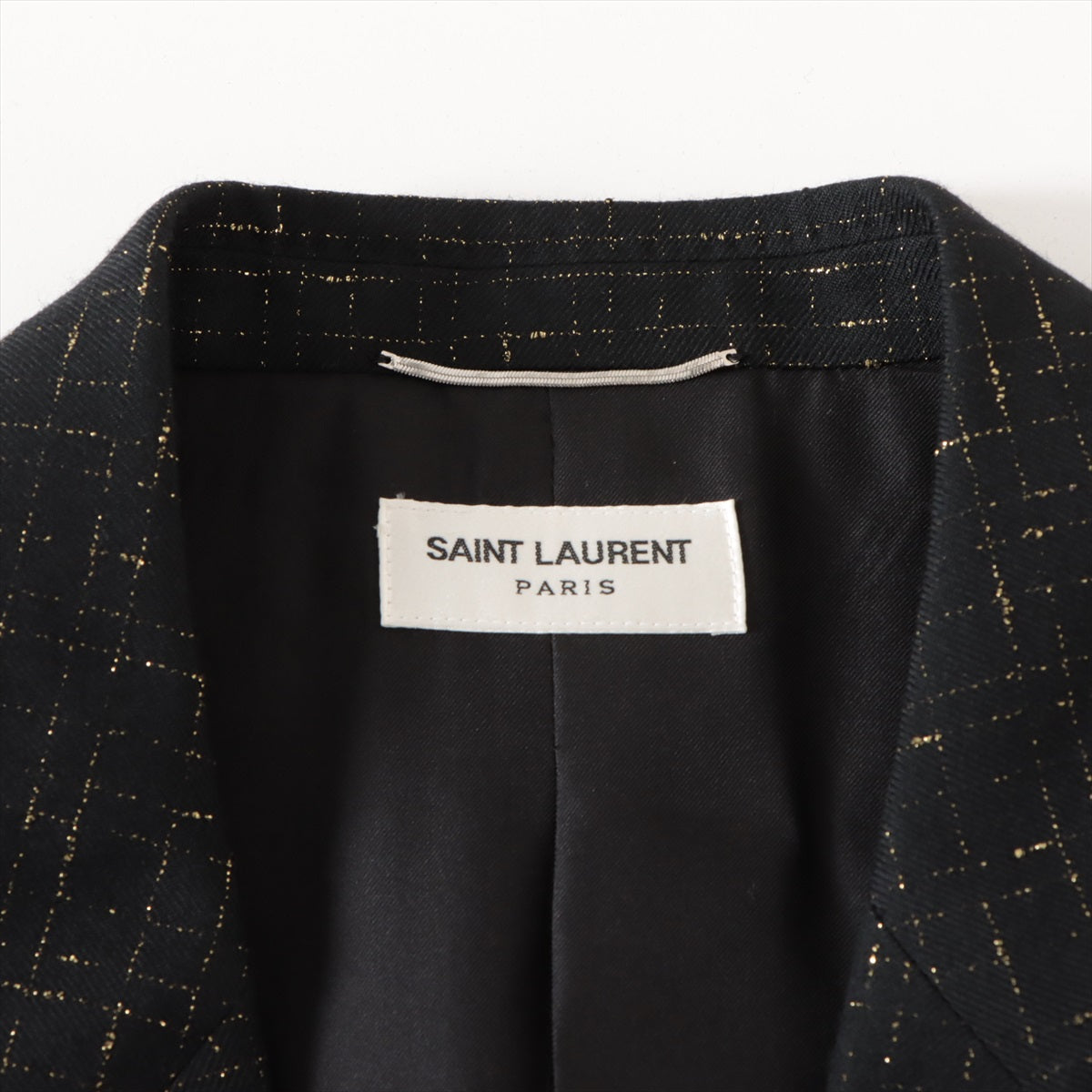 Saint Laurent Paris Wool & nylon Jacket 56 Men's Black