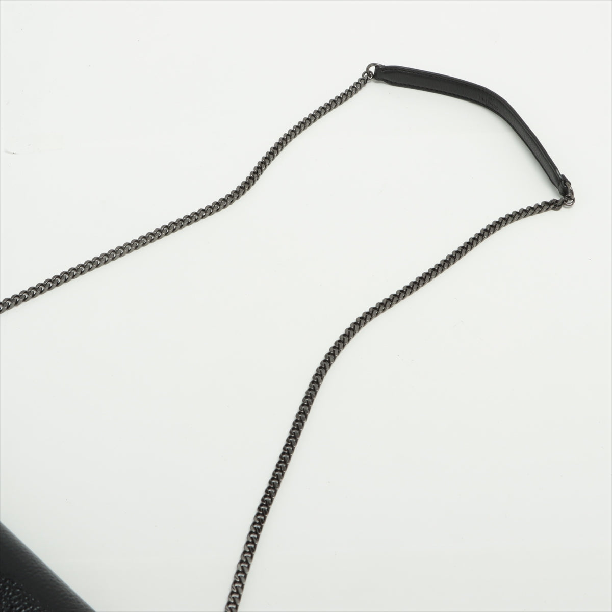 Valentino Garavani Rock Studs Leather Chain shoulder bag Black
