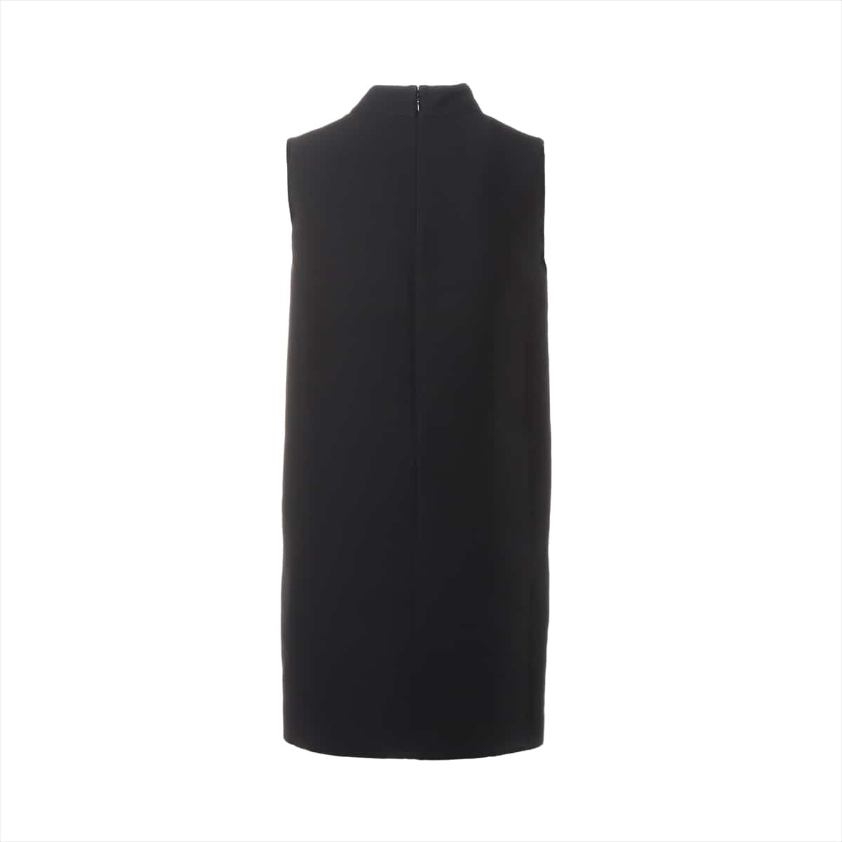 Christian Dior Wool & silk Sleeveless dress I38 Ladies' Black  111R17A1166
