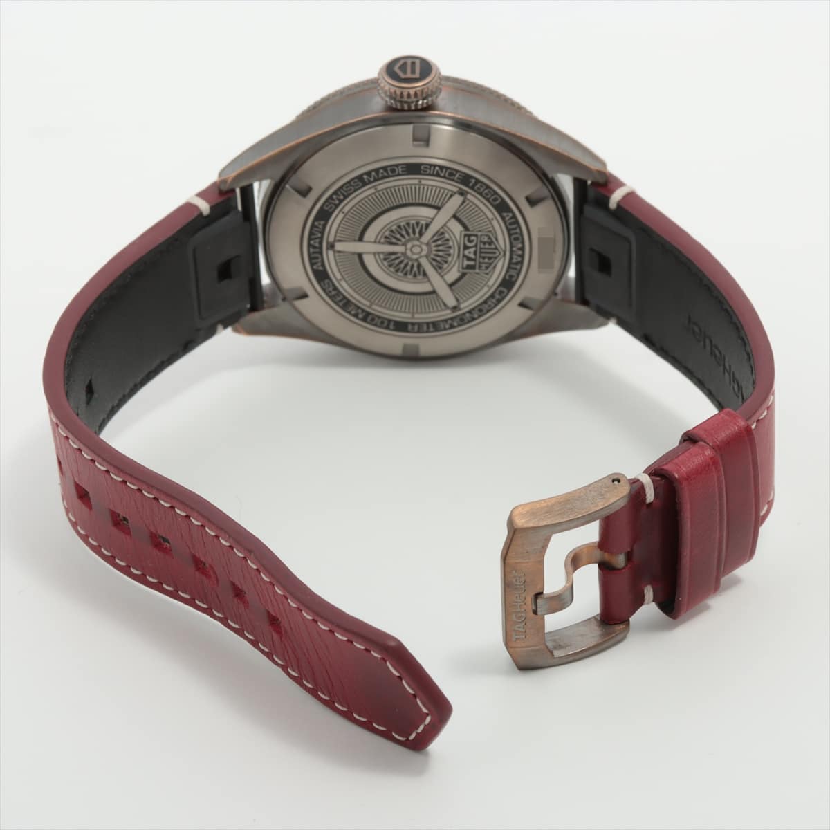 TAG Heuer Otavia Caliber5 Chronometer WBE5192.FC8300 Bronze x leather AT Red-Gradation-Face