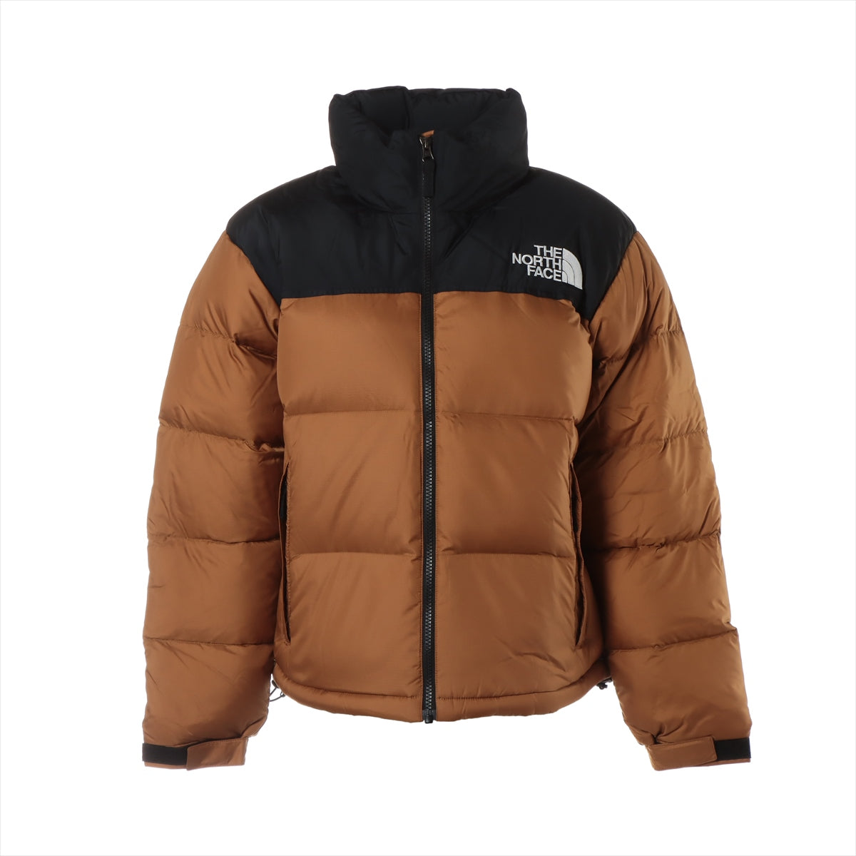 The North Face Nylon Down jacket M Ladies' Black × Brown