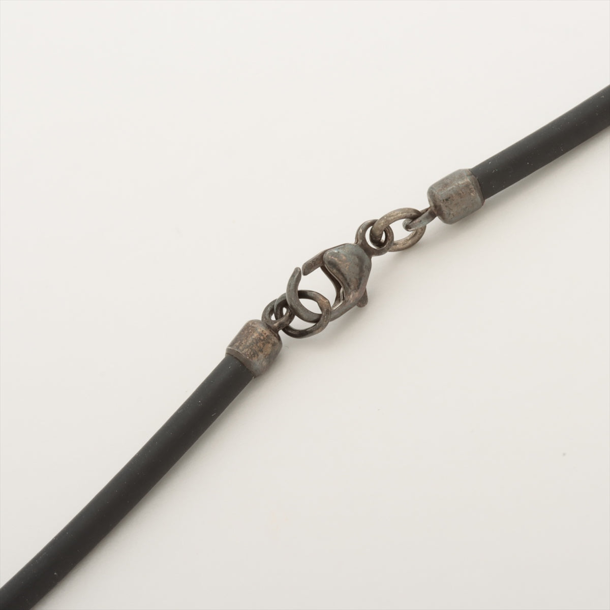 Tiffany 1837 bars Necklace 925 x titanium 16.6g Black × Silver