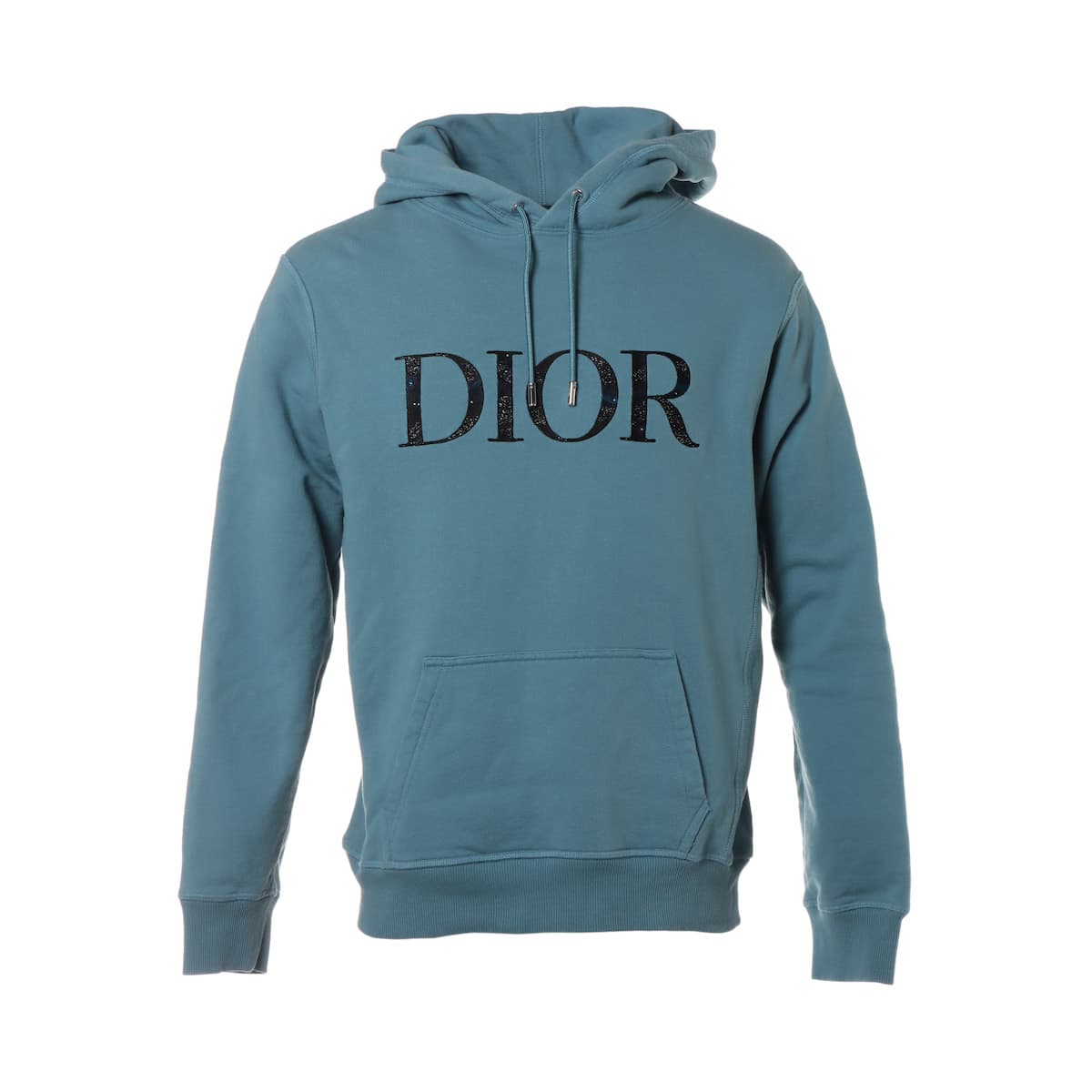 Dior x Peter Doig 21AW Cotton Parker XS Men's Blue hooded sweatshirt P