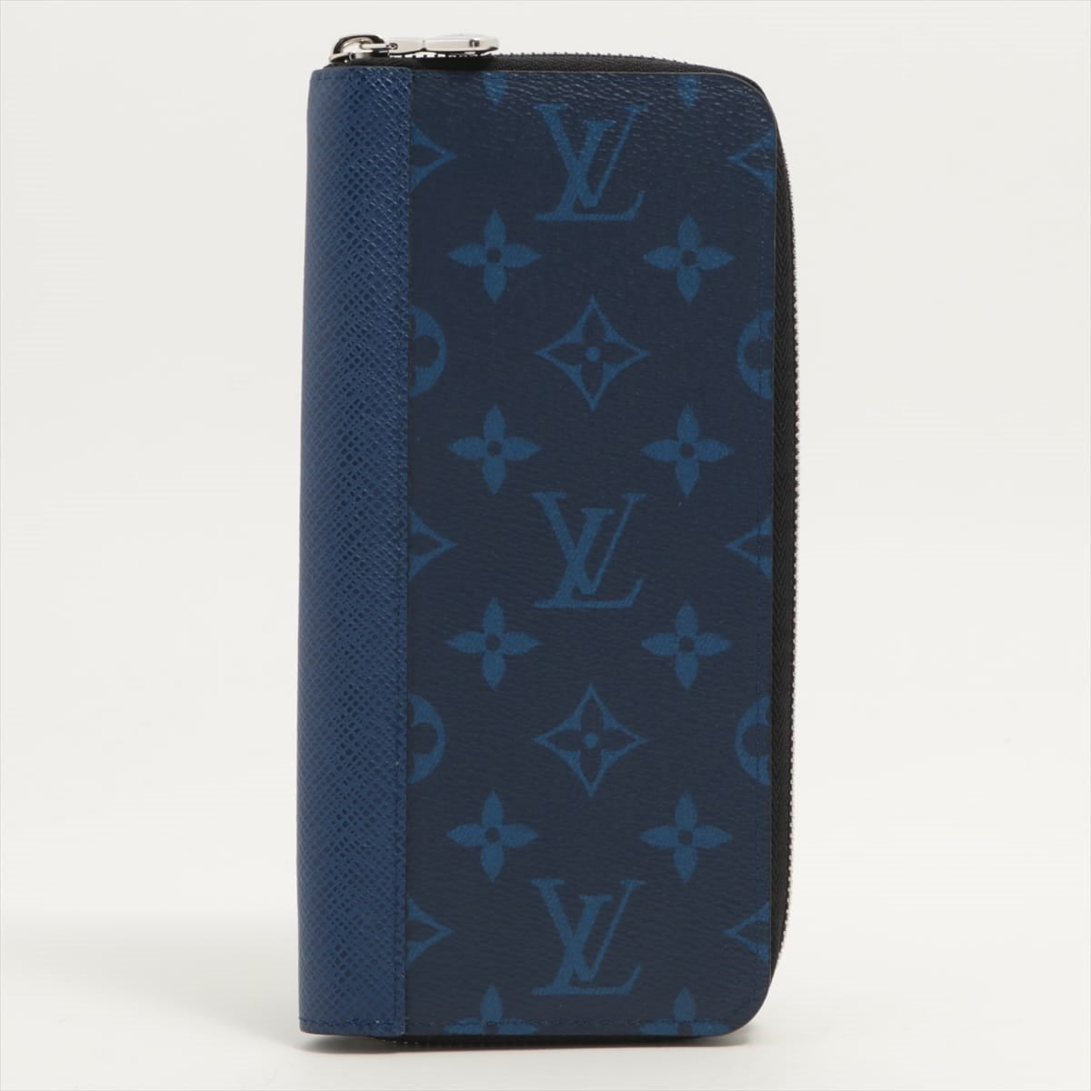 Louis Vuitton Taiga Llama Zippy vertical M30447 Cobalt Round-Zip-Wallet