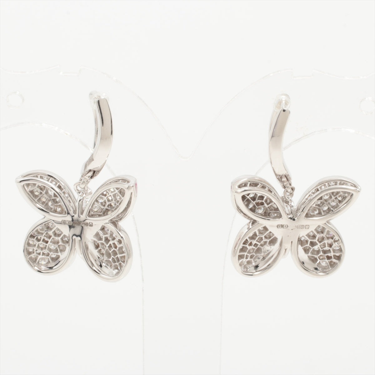 graphs Baby Princess Butterfly diamond Sapphire Piercing jewelry 750(WG) 6.1g