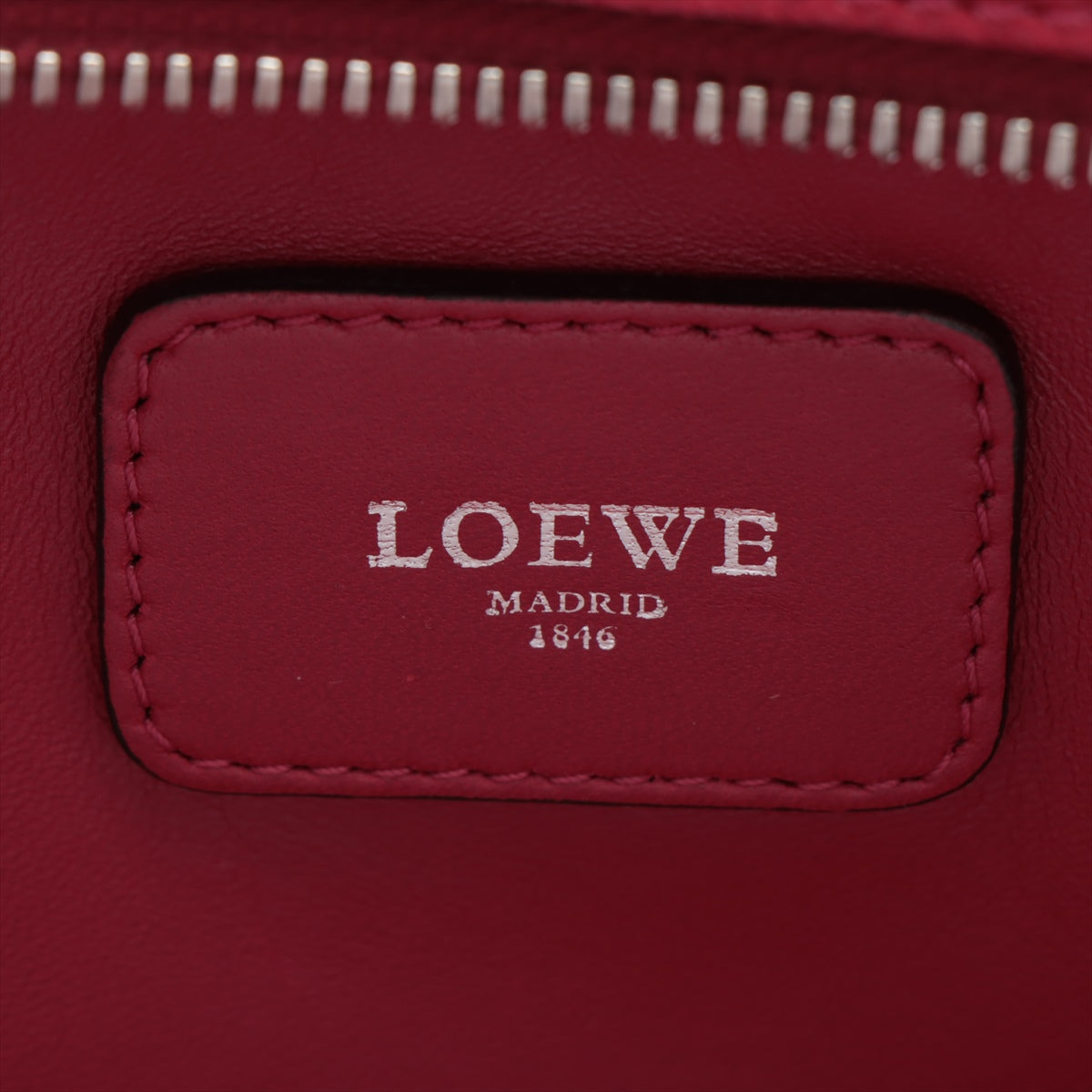 Loewe Amazona 28 Leather Hand bag Red