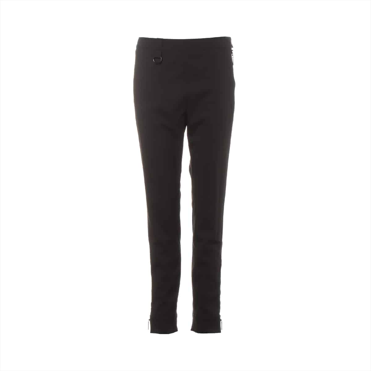 Louis Vuitton Wool x polyurethane Slacks 38 Ladies' Black  stretch wool pants