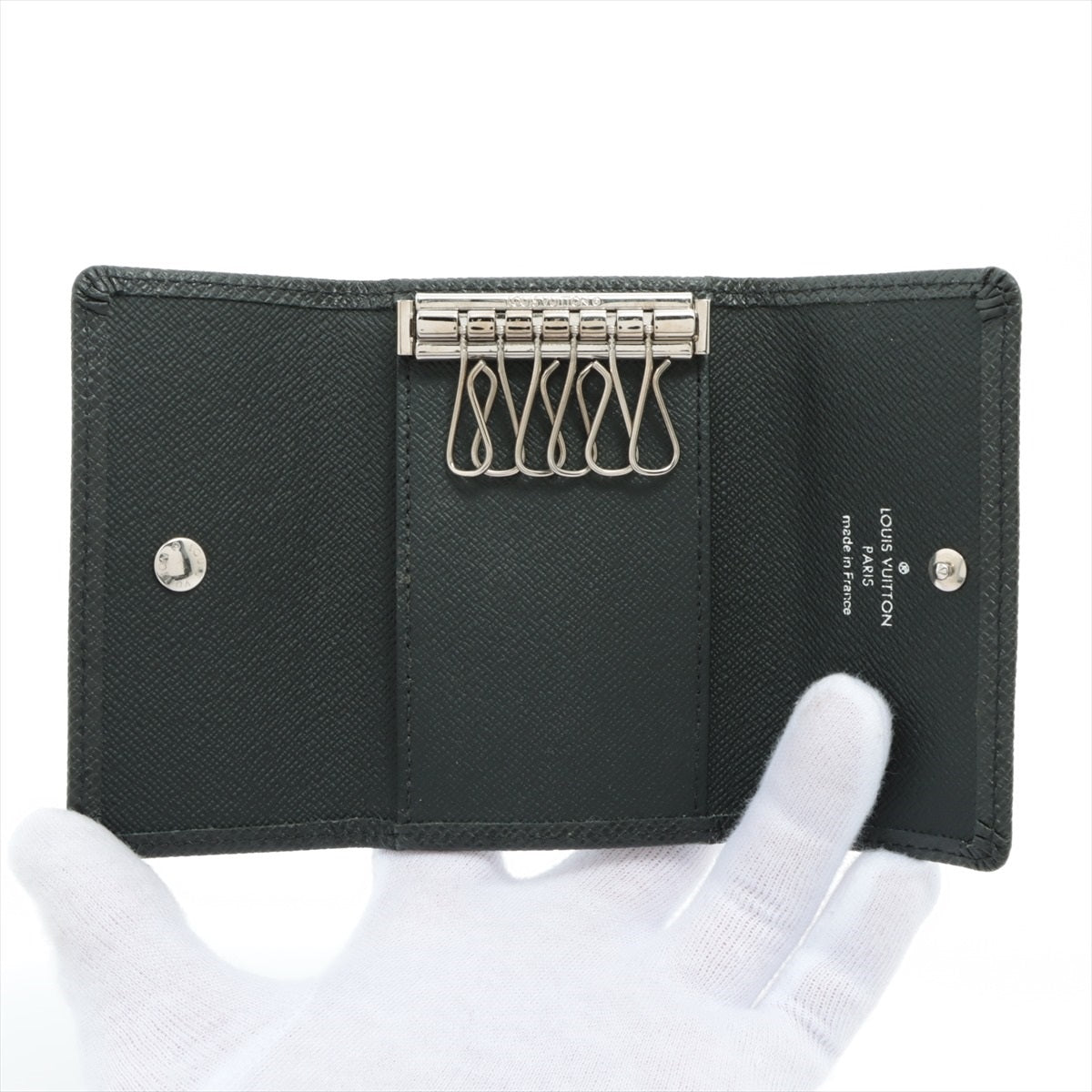 Louis Vuitton Taiga Multiclés 6 M30500 Ardoise Key case