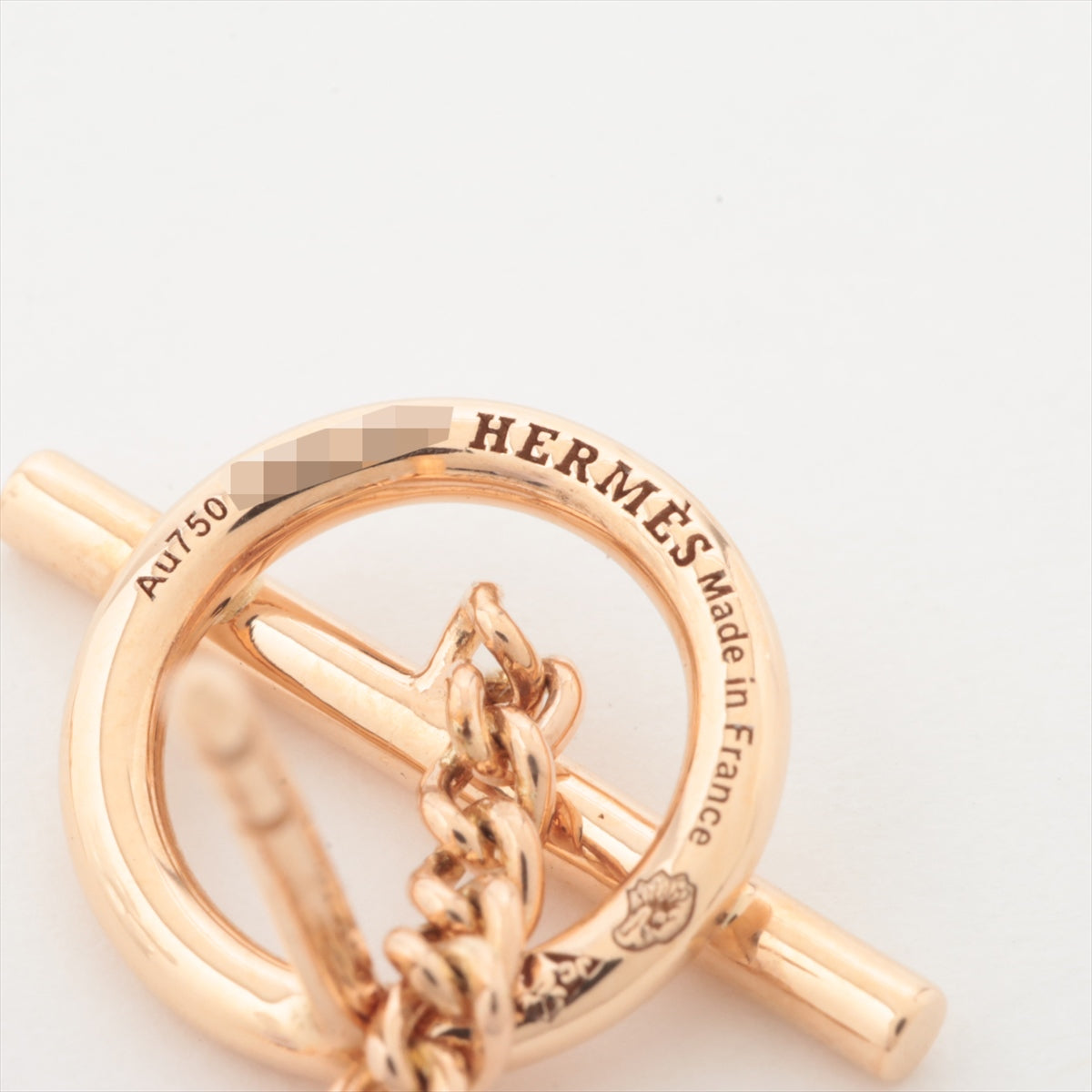 Hermès Shapé Piercing jewelry 750(PG) 5.9g