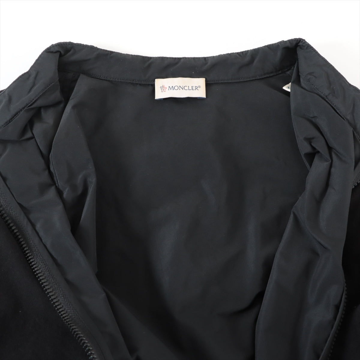 Moncler 17 years Polyester × Rayon Jacket XS Ladies' Black  Switch knit