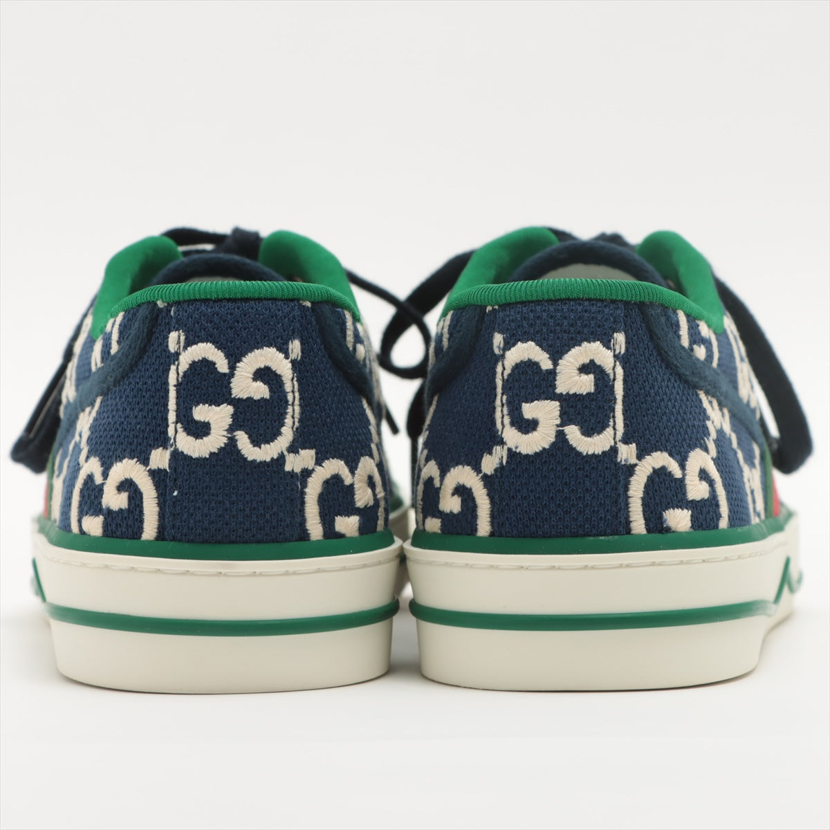 Gucci canvass Sneakers 6 Men's Navy blue Tennis 1977