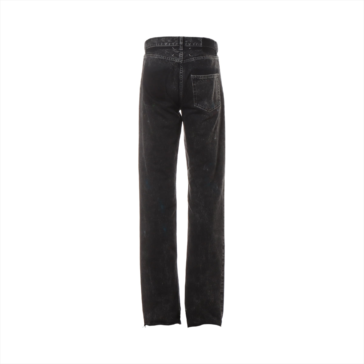 Maison Margiela 22AW Cotton Denim pants 30 Black x Gray  S50LA0207 painted Vintage processing There are padding on the pocket lining