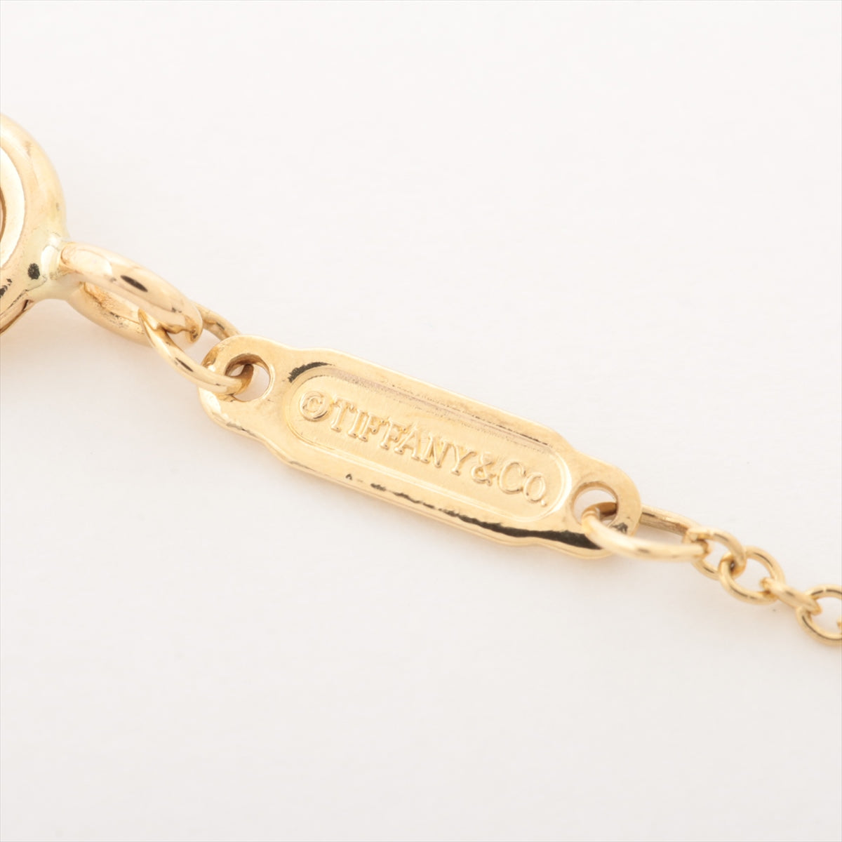 Tiffany T Smile Mini Necklace 750(YG) 2.6g