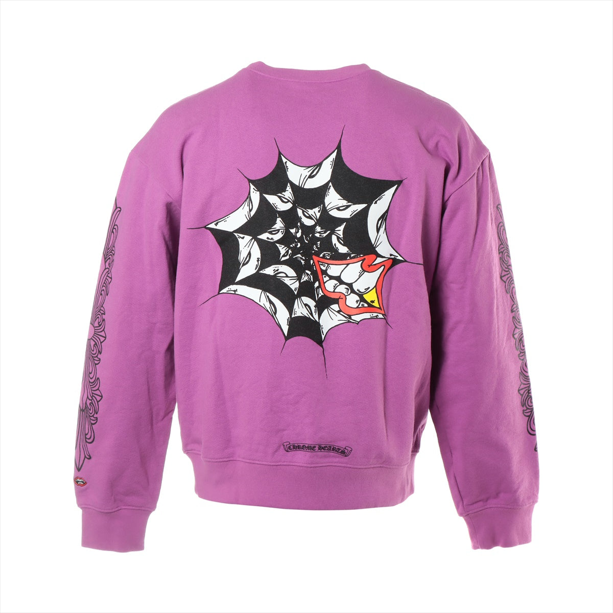 Chrome Hearts Matty Boy Basic knitted fabric Cotton & polyurethane L Purple spider web