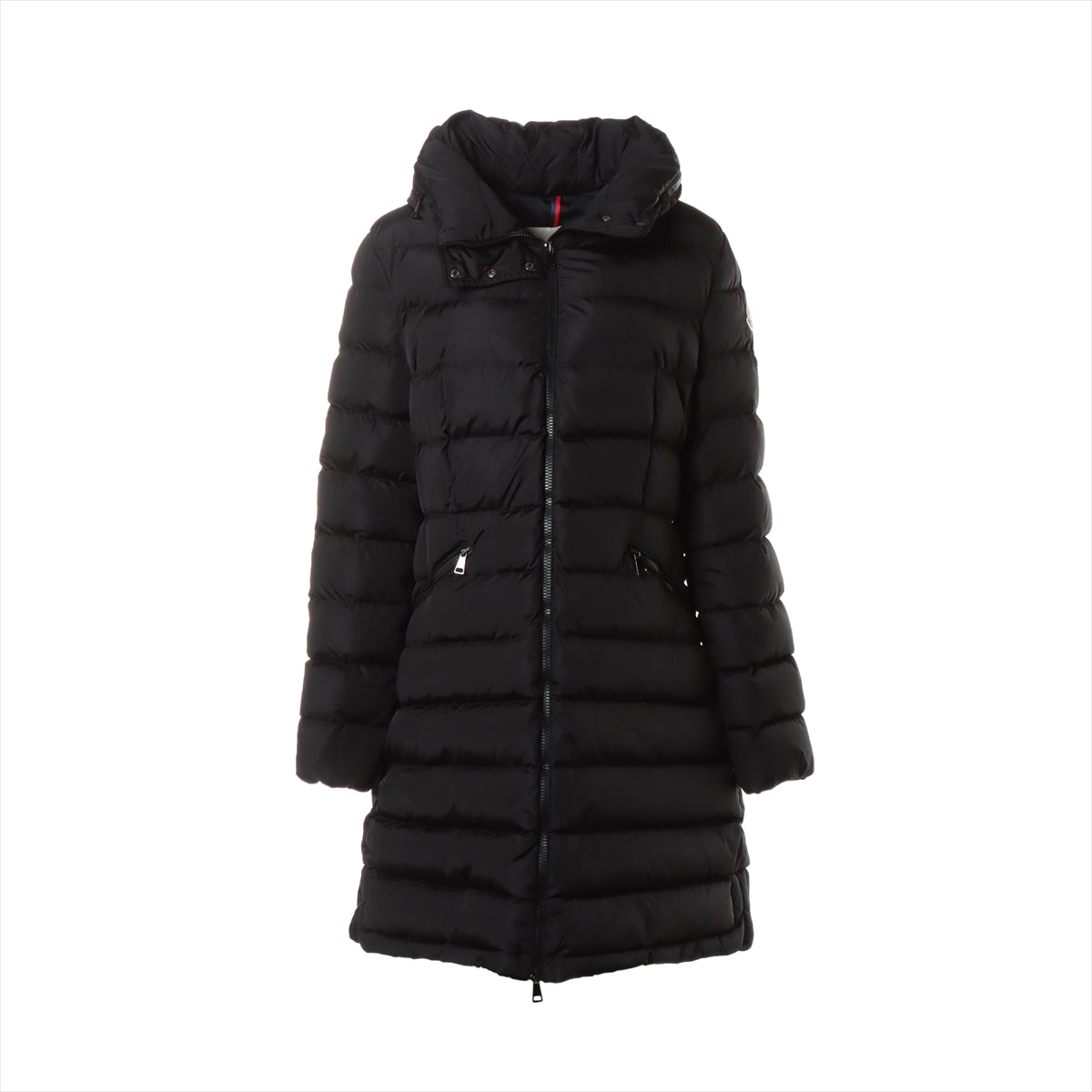 Moncler FLAMMETTE 18 years Nylon Down coat 5 Ladies' Black  Can store hood