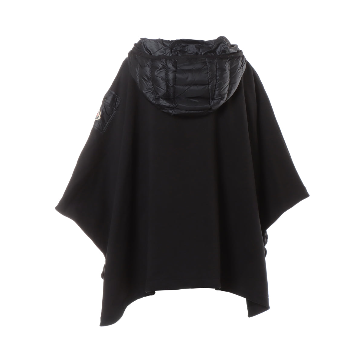 Moncler 21 years Cotton & nylon Poncho UNI Unisex Black  Down material on the hood H20933G00008