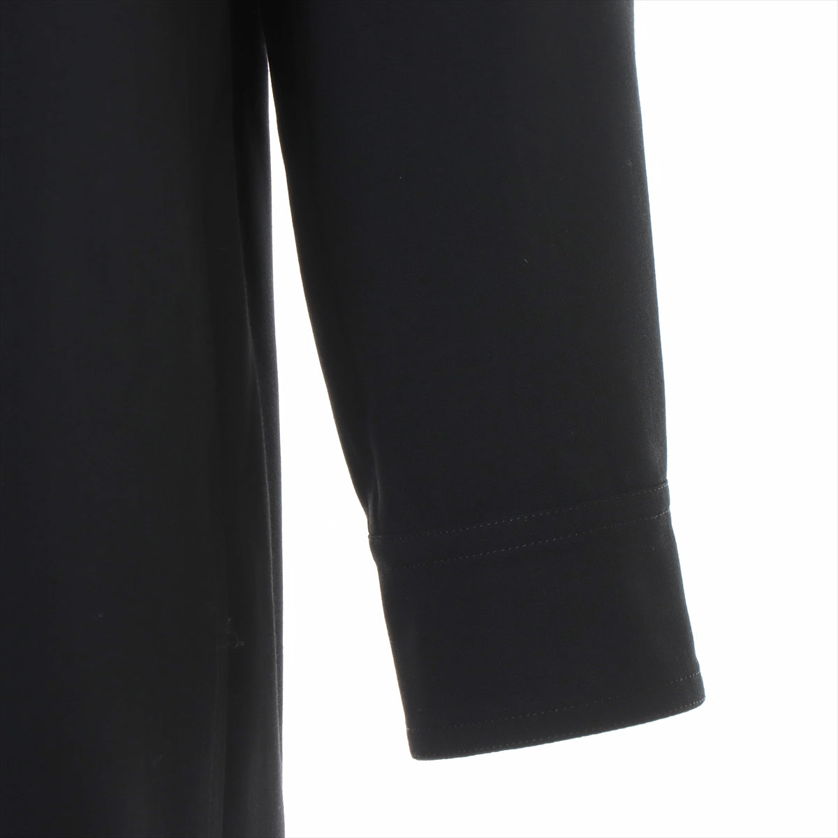Hermès wool x cupra Dress 38 Ladies' Black  zips