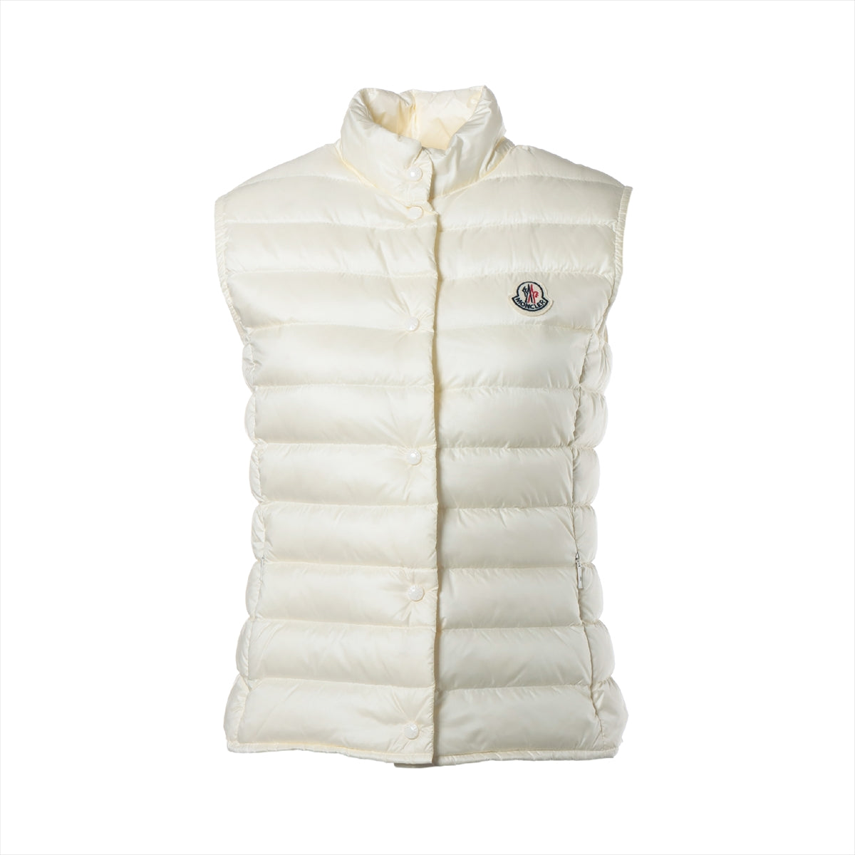Moncler LIANE 19-year Nylon Down vest 0 Ladies' White  storage bag Has spare buttons