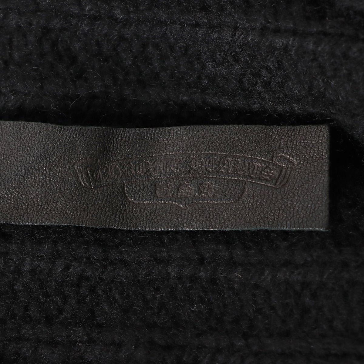 Chrome Hearts Parker Cashmere Black L Cross Patch Cross button knitted hoodie
