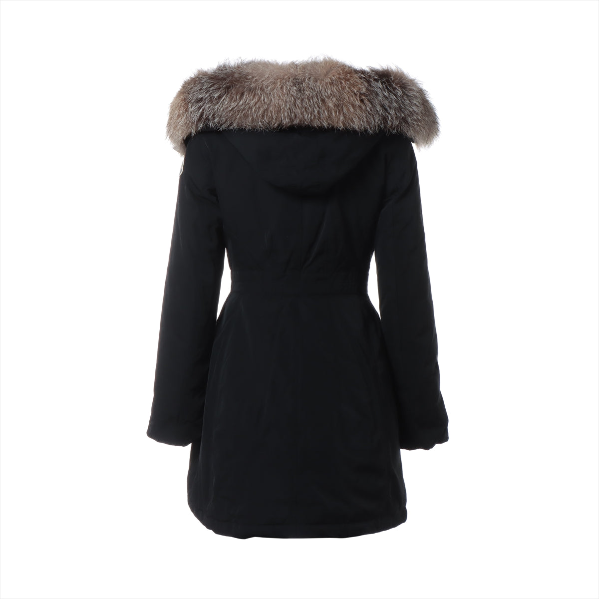Moncler MONTICOLE 18 years Cotton x polyester x nylon Down coat 0 Ladies' Black  Removable fur
