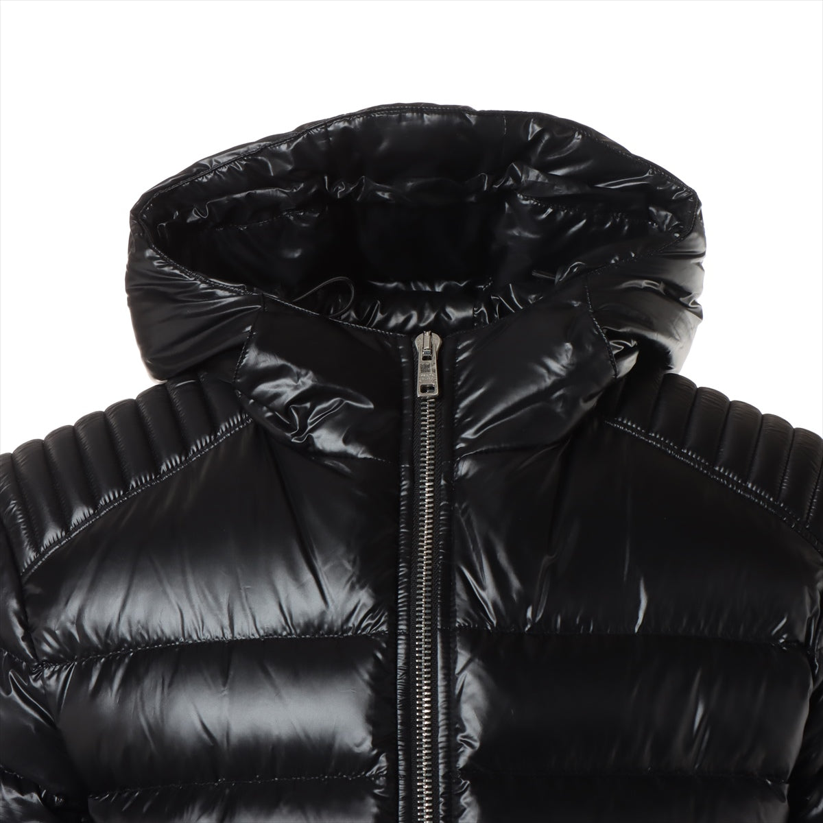 Prada 22 years Polyester Down jacket 52 Men's Black  SGA654 Triangle logo