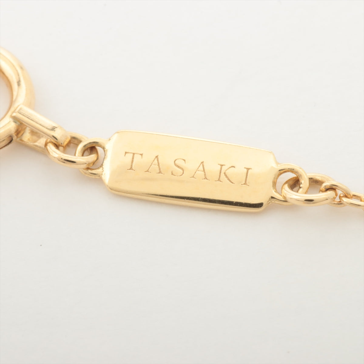 TASAKI Kinetic Pearl Necklace 750(YG) 7.3g Approx. 7.5mm