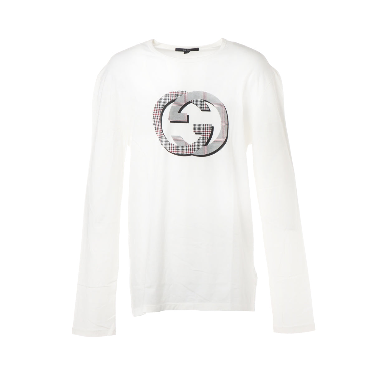 Gucci Interlocking G Cotton Long T shirts XXXL Men's White  368729