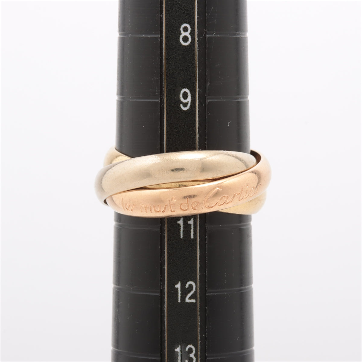 Cartier Trinity rings 750(YG×PG×WG) 7.6g 51