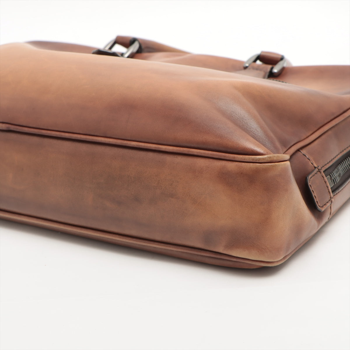 Berluti Un Jour Leather Business bag Brown