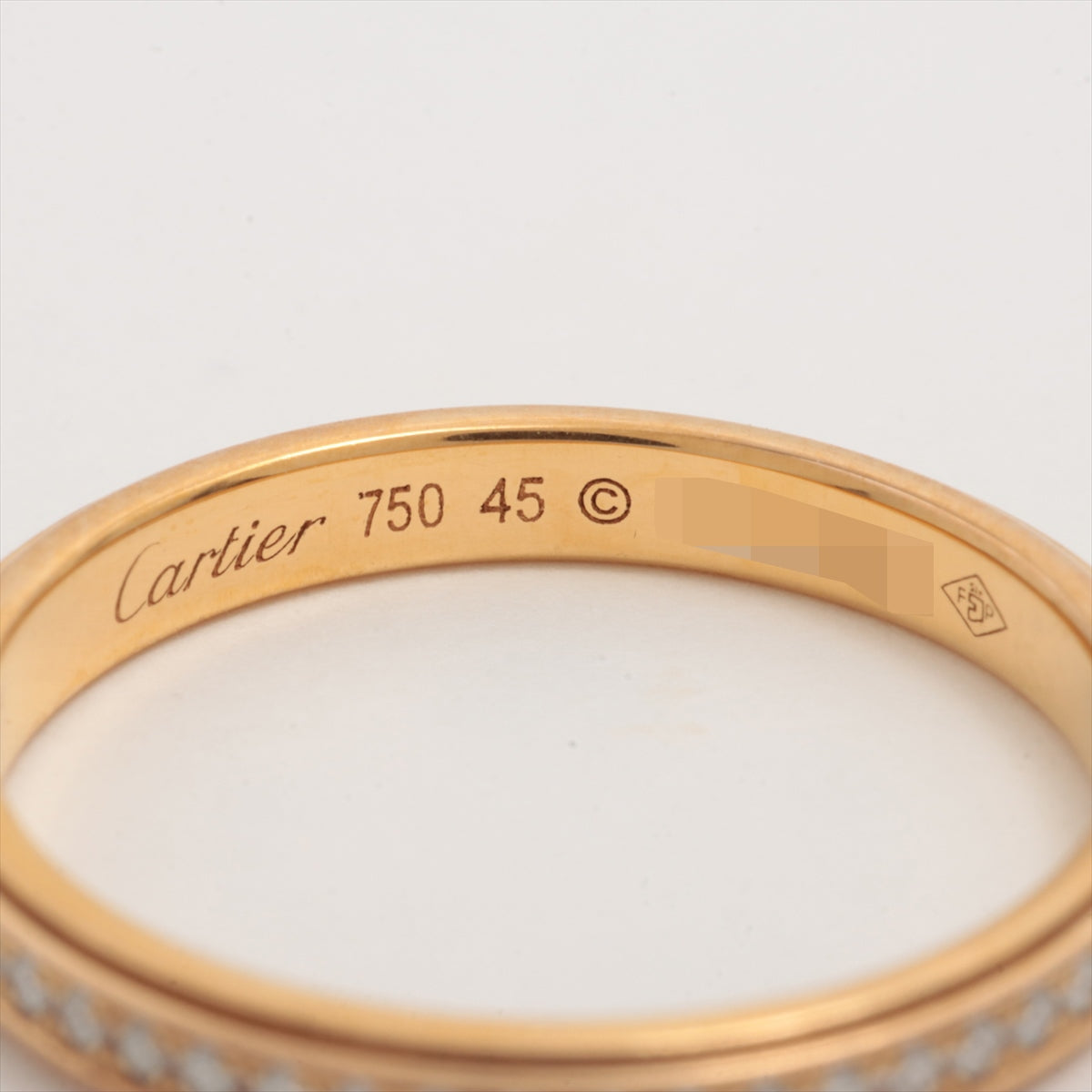 Cartier Damenuhr wedding full diamond rings 750(PG) 1.4g 45