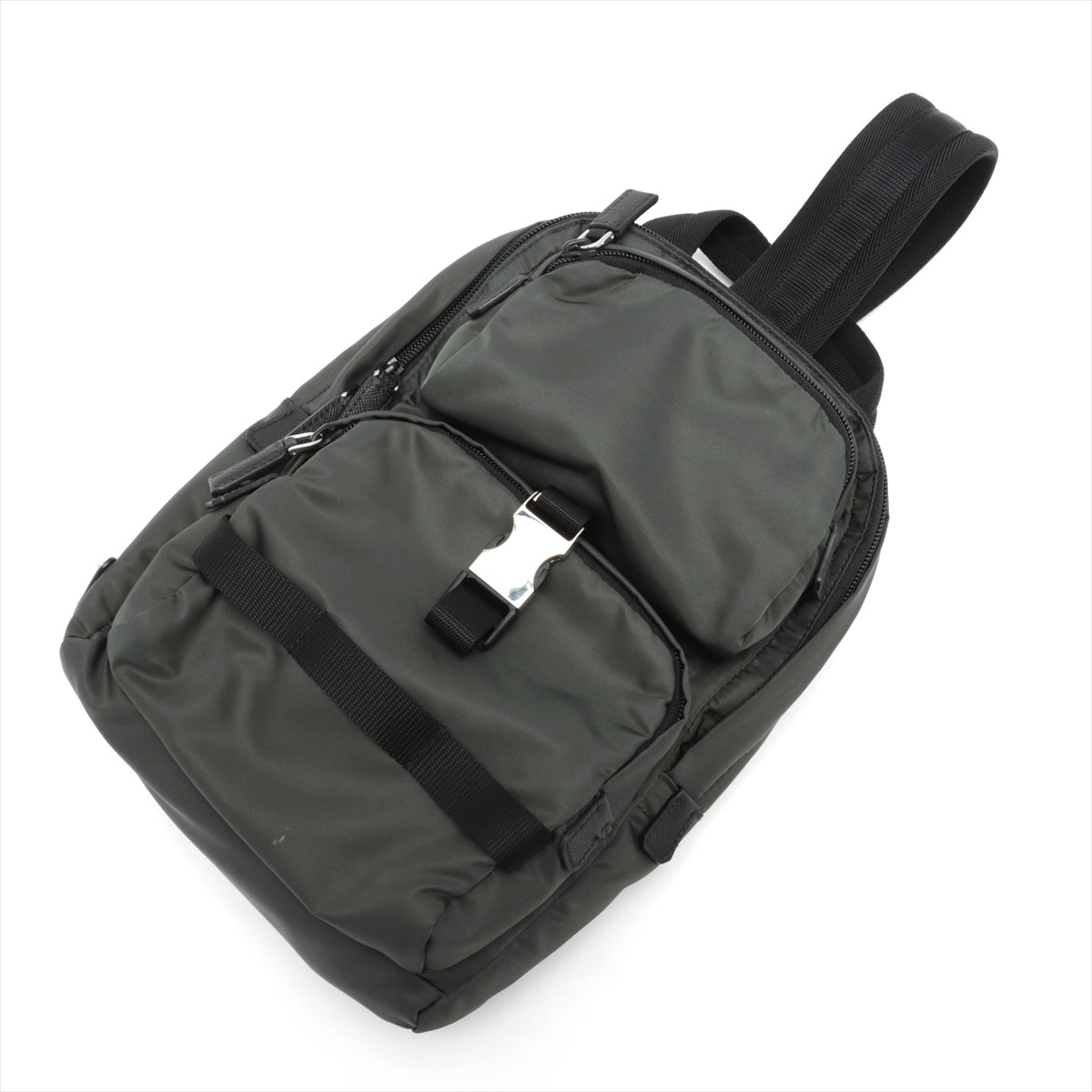 Prada Tessuto Sling backpack Khaki