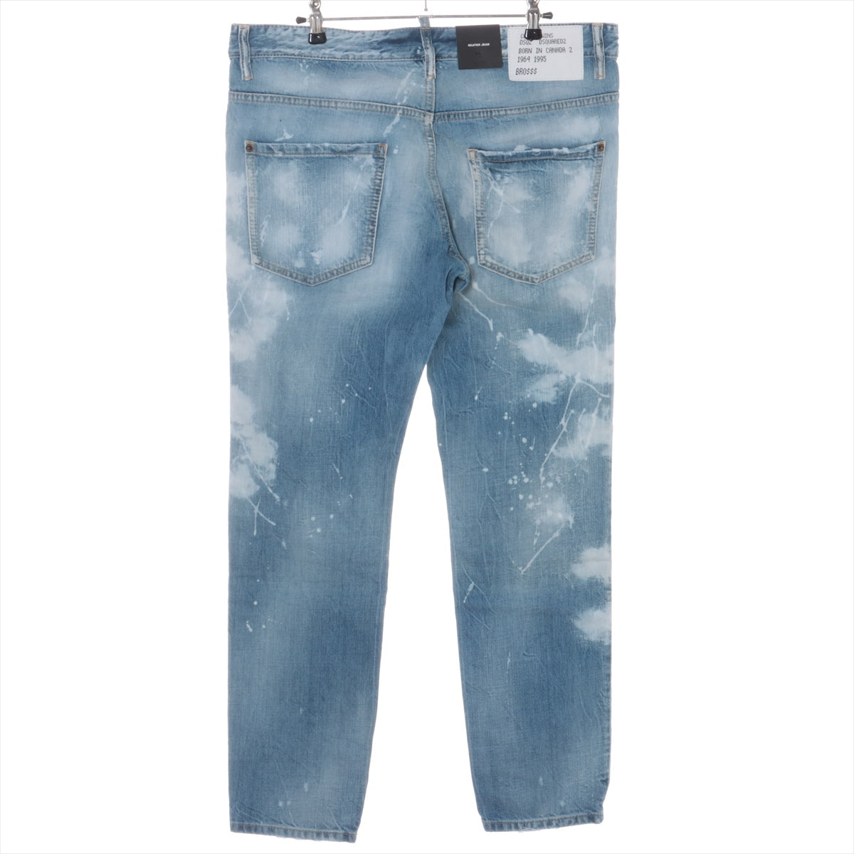 Dsquared² 22SS Cotton & polyester Denim pants 52 Men's Blue  S71LB1035
