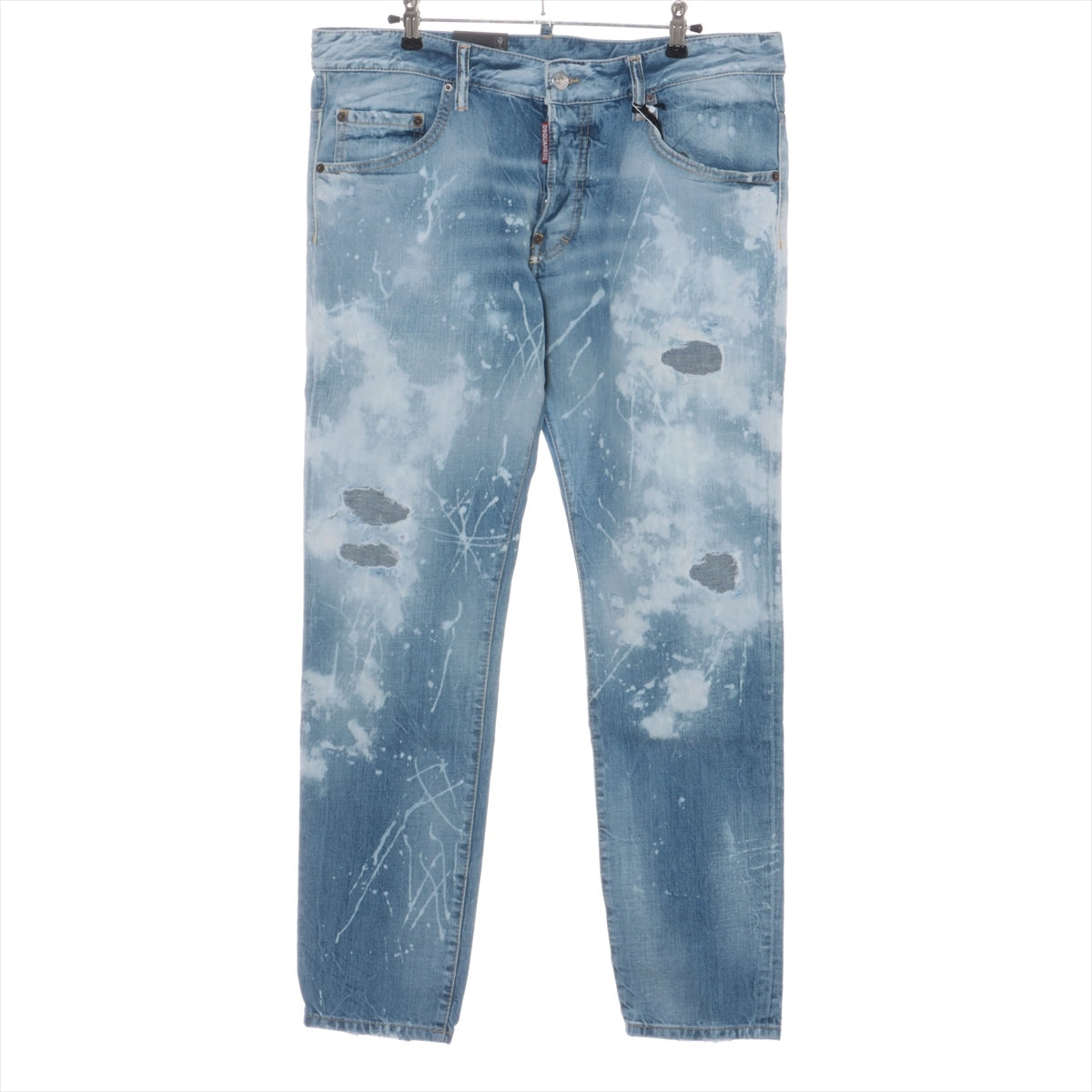 Dsquared² 22SS Cotton & polyester Denim pants 52 Men's Blue  S71LB1035