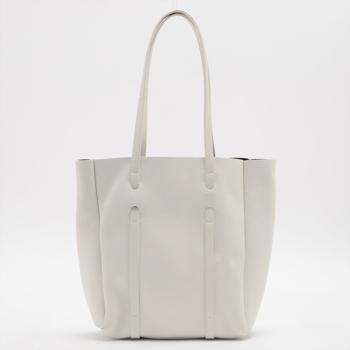 Balenciaga Everyday Tote XS Leather 2 way tote bag White 489813 With mirror