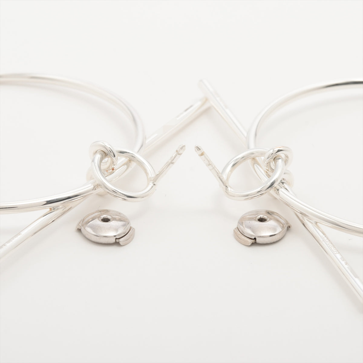 Hermès Loop midium Piercing jewelry (for both ears) 925 11.6g Silver