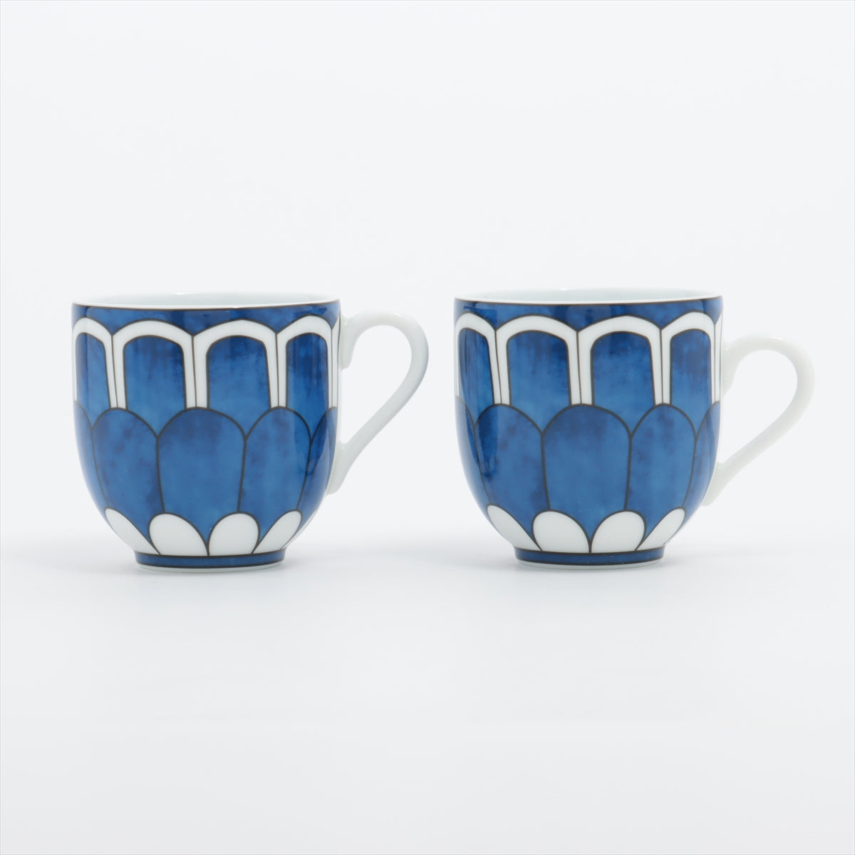 Hermès Bleus d'Ailleurs cup and saucer Ceramic Blue Demitasse