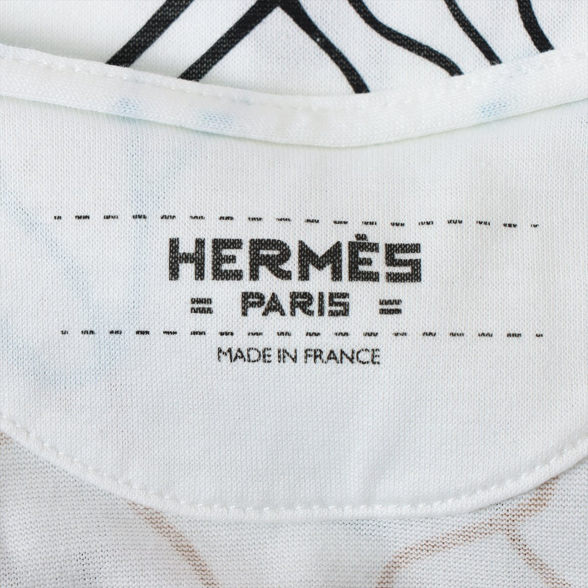 Hermès Cotton T-shirt 36 White  「Constellations」 constellation print
