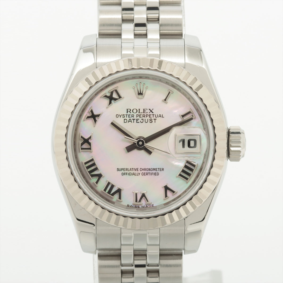 Rolex Datejust 179174NR SS×WG AT Shell-Face Extra Link 2