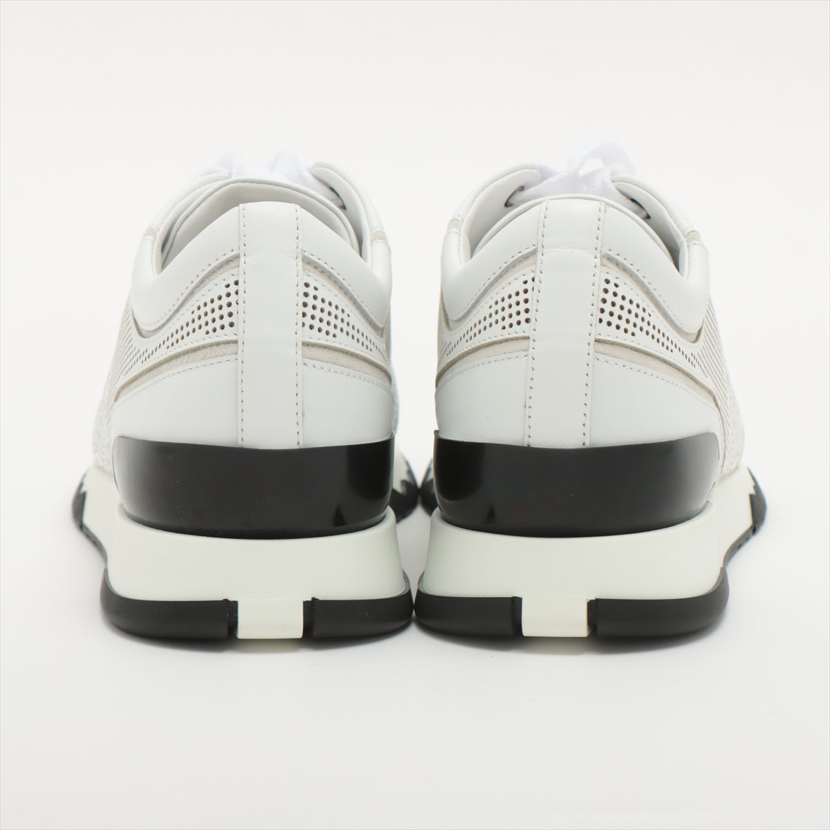 Hermès Leather Sneakers 38 Ladies' White C-Addict There is a box