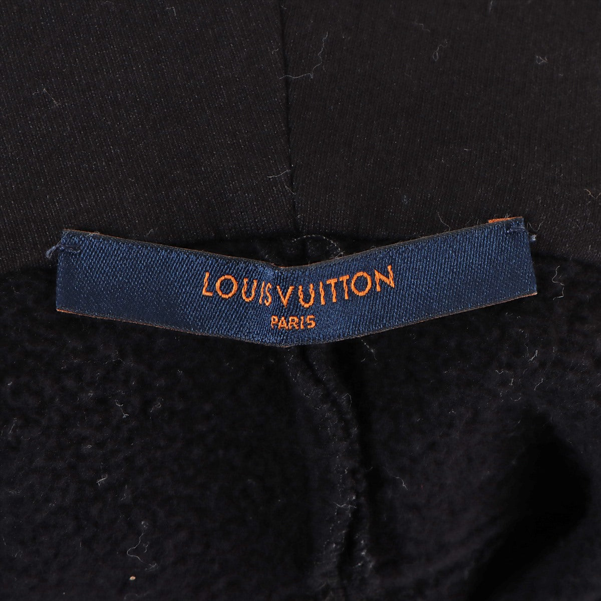 Louis Vuitton 21SS Cotton Parker L Men's Black  RM211Q monogram circle cut