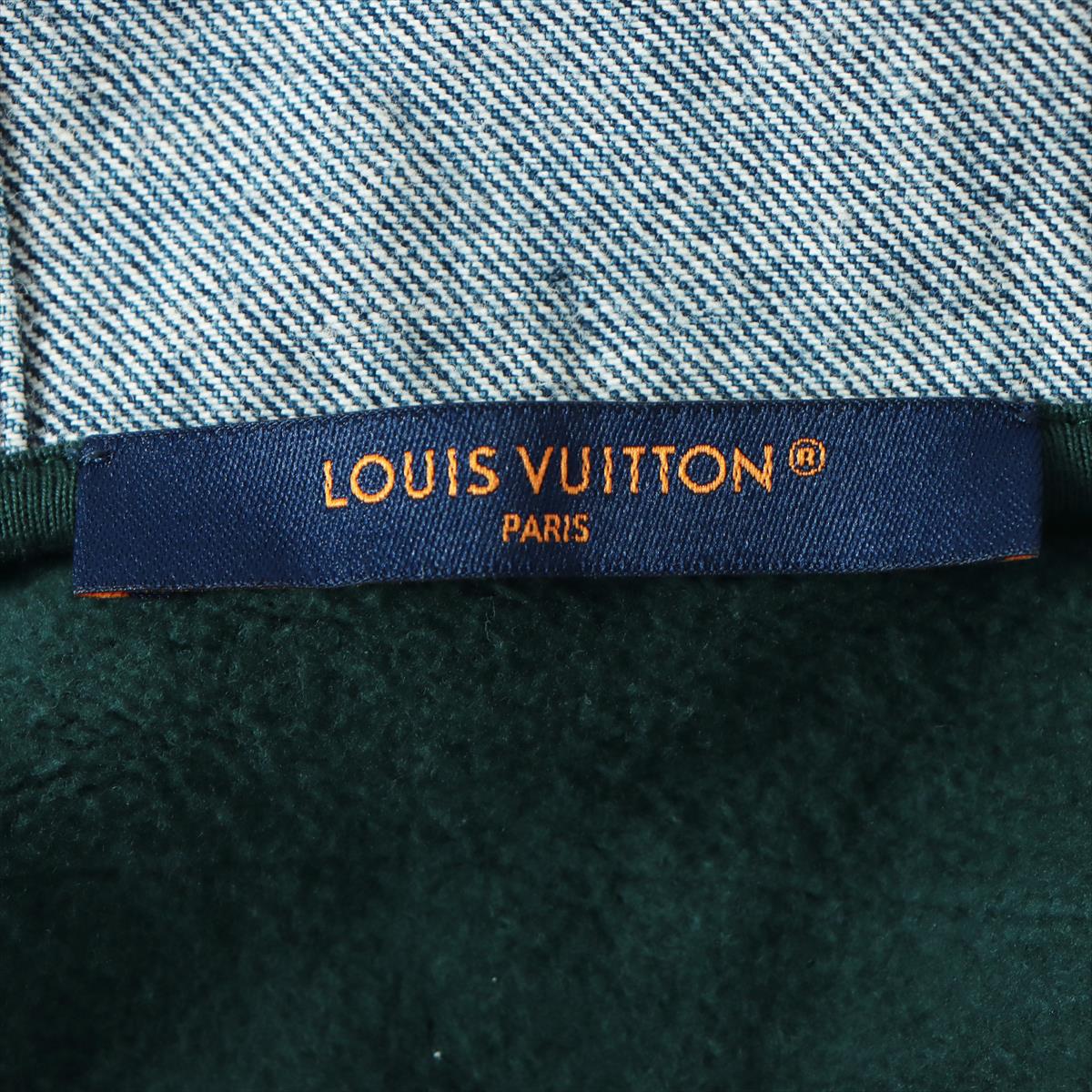 Louis Vuitton 22AW Cotton Parker M Men's Green x blue  RM222