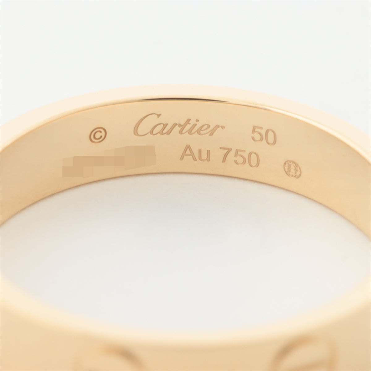 Cartier Mini Love rings 750(YG) 3.1g 50