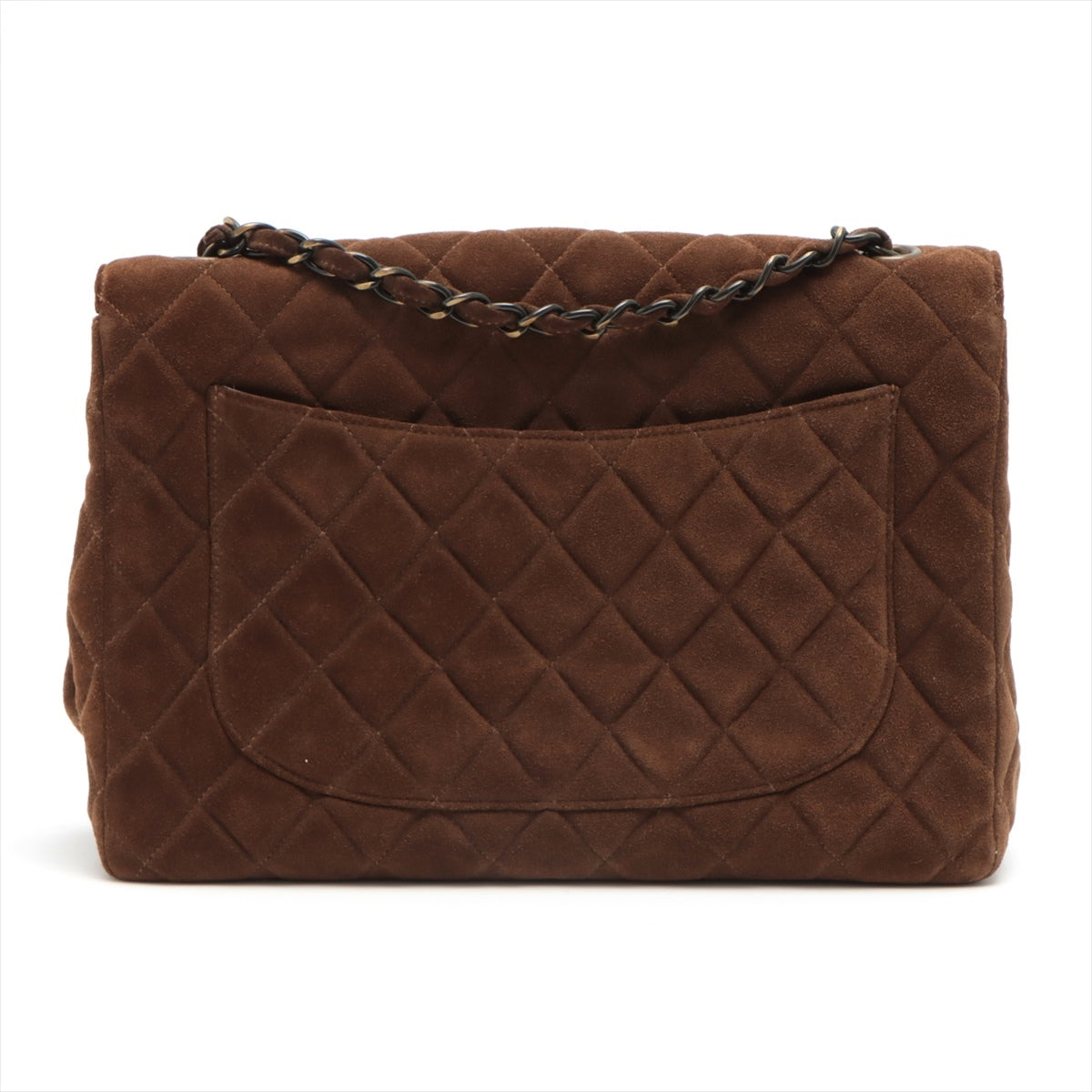 Chanel Matelasse Suede Chain shoulder bag Brown 5XXXXXX