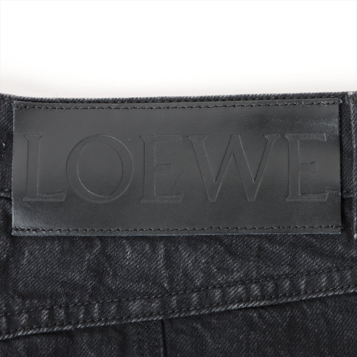 Loewe Cotton Skirt 34 Ladies' Black